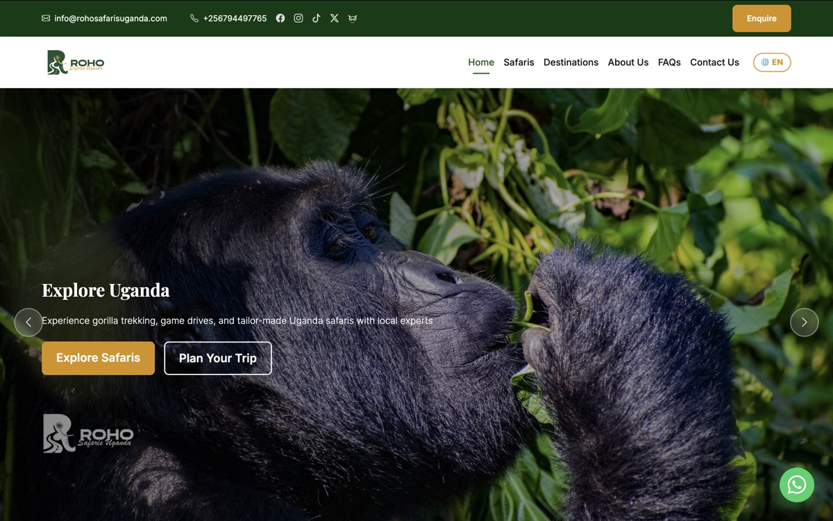 Roho Safaris Uganda