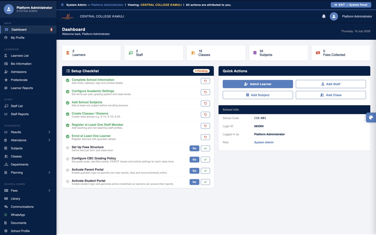 School Management System
